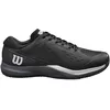 Image de Wilson Rush Pro Ace Clay Chaussures de Tennis pour Homme, Taille 44 | Couleur : Noir/Ombre Blue/Blanc. Ajustement sûr, soutien dynamique, maille respirante, idéale terre battue.