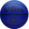Image de WILSON NBA Team Tribute Solid, Ballon de Basket, Coutures Professionnelles, Stabilité à l'Air et Revêtement Performant, Extérieur, Équipe: Miami Heat, Couleur: Vert, Taille: 5