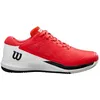 Image de WILSON Rush Pro Ace Clay Chaussures de Tennis Homme, Ajustement Sûr et Soutien Dynamique, Mesh Respirant, Idéales pour Les Courts en Terre Battue, Couleur : Infrarouge/Blanc/Noir, Taille : 7.5