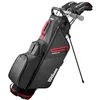 Image de Wilson Profile Set de Clubs de Golf Complet, Construction en Graphite pour des Swings Rapides, pour Droitier, Couleur : Rouge/Noir/Argent, Taille : Standard