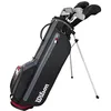 Image de Wilson Profile Jr Set de Golf Complet, pour Jeunes Joueurs, 9 Pièces, Matériau : Graphite, Taille : Large