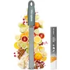 Image de Microplane Râpe à zesteur en couleur Vert Eucalyptus pour agrumes, parmesan, gingembre, chocolat et noix de muscade avec lame fine - Fabriqué aux États-Unis