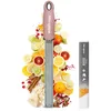 Image de Microplane Râpe à zesteur en couleur Bouton de Rose pour agrumes, parmesan, gingembre, chocolat et noix de muscade avec lame fine - Fabriqué aux États-Unis