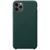 Image de Coque en cuir pour Apple iPhone 11 Pro Max - Vert forêt