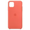 Image de Apple Coque en Silicone (pour iPhone 11 Pro Max) - Clémentine (Orange)