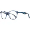 Image de Police Women's VPL764500955 Sunglasses, Shiny Transp.Blue, 50/20/140
