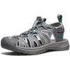 Image de Keen Femme Whisper Sandale, Medium Grey Peacock Green, 39 EU