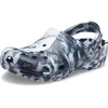 Image de Crocs Unisexe Adulte Classic Marbled Clog Sabots, White/Black, 36/37 EU