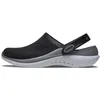 Image de Crocs Unisexe Adulte LiteRide 360 Clog Sabots, Black/Slate Grey, 36/37 EU