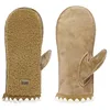 Image de UGG Uggfluff Scalloped Mitten Gants pour Temps Froid, châtaigne, X-Large Femmes