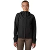 Image de Fox Racing W Ranger 2.5L Water Jacket Femme Imperméable Respirante DWR Capuche Compatible Casque Poches Zippées Ajustable Pour Sentier Noir, Taille : XL