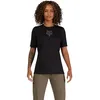 Image de Fox Racing Maillot W Ranger SS pour Femme - Motif Fox Head - Sportif, Tête de Renard Noire, S