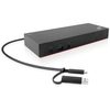 Image de Origin Storage 40AF0135EU station d'accueil USB 3.2 Gen 1 (3.1 Gen 1) Type-A + Type-C Charbon de bois, Rouge 40AF0135EU