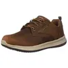 Image de Skechers Homme Delson Antigo Trainers, Dark Brown Leather, 47.5 EU