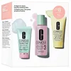 Image de Clinique - Basic 3 Temps Kit Découverte Peaux Mixtes à Grasses Gommage visage 1 pieces unisex