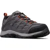 Image de Columbia CRESTWOOD WATERPROOF Chaussures Basses De Randonnée Et Trekking imperméables Homme, Gris (Graphite x Dark Adobe), 40 EU