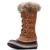 Image de Sorel Joan of Arctic Waterproof bottes d'hiver imperméables pour femme, Marron (Camel Brown x Black), 38 EU