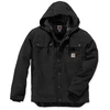 Image de Carhartt Relaxed Fit Washed Duck Sherpa-Lined Utility Jacket Black - M