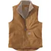 Image de Carhartt Veste À Col Roulé, Doublée De Canard Lavé, Carhartt Marron - S