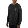 Image de Carhartt Force Relaxed Fit Midweight Long-Sleeve Pocket T-Shirt Work Utility, Noir, S Homme