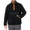 Image de Carhartt Homme RELAXED FIT FLEECE PULLOVER Veste polaire, Black, S