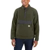 Image de Carhartt Homme RELAXED FIT FLEECE PULLOVER Veste polaire, Green, S