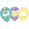 Image de amscan 9904307 Lot de 6 Ballons Arc-en-Ciel et Nuage, Regenbogenfarben