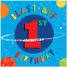 Image de Amscan 5122783   Lot de 16 serviettes de table pour 1er anniversaire