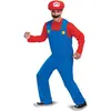 Image de Super Mario | Costume Mario Adulte | Taille L/XL (42-46) | Set Combinaison+Chapeau+Moustache Adhésive | Licence Officiel Nitendo - Déguisement Pour Fêtes et Cosplay | Tiré du Jeu Vidéo | Idée Cadeau
