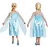 Image de Disney officiel Frozen Elsa Costume Fille Elsa Robe Fille Elsa Costume Reine de Glace Costume de Princesse Enfant, multicolore, 5-6 ans