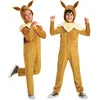 Image de Pokémon | Costume Capuche Évoli Enfant | Taille 4-6 Ans | Combinaison Capuche | Licence Officielle Pokémon | Déguisement Doux et Confortable | Pour Anniversaires ou Fêtes | Idée Cadeau Fan