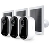 Image de Arlo Essential 3 2K Kit de 3 caméras extérieures + 3 panneaux solaires