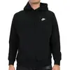 Image de Nike Homme M NSW Club Hoodie Po BB Long Sleeve Top, Black/Black/White, S EU