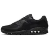 Image de Nike Homme Air Max 90 Shoes, Black Black Black White, 43 EU
