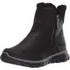 Image de Skechers Synergy Bottes Classiques Femme Noir (Black Micro Leather/faux Sherpa Bbk) 39 EU