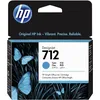 Image de HP 3ED67A Cartouche d'encre Authentique 712 Cyan de 29 ML avec Encre d'origine, pour Traceurs Grand Format DesignJet T650, T630, T250, T230 et Studio et tête d'impression DesignJet 713
