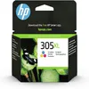 Image de HP 305XL, Cartouche d'encre trois couleurs, Grande capacité, Originale, 3M63AE, Cyan, Magenta, Noir, Compatible avec les imprimantes DeskJet 1255/2320/ 2700/ 2710/ 2720