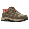 Image de Columbia REDMOND III WATERPROOF Chaussures Basses De Randonnée Et Trekking imperméables Femme, Marron (Pebble x Red Coral), 41.5 EU