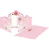 Image de amscan 9906321 Lot de 8 invitations et enveloppes pour fête d'anniversaire Motif princesse pour un jour