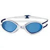 Image de Zoggs Tiger Lunettes de Natation pour Adulte, Protection UV, Sangles Confortables à Ajustement Rapide, Verres teintés Bleus