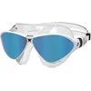 Image de Zoggs Horizon Flex Mask Titanium Clear White Mirrored Blue