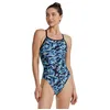 Image de TYR Durafast Elite Diamondfit Maillot de bain pour femme, bleu/motif Energia, taille 34