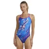 Image de TYR Durafast Elite Trinityfit Swimsuit Maillot de Bain Une pièce, Bleu Roi/Multicolore, 60 Femme
