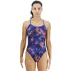Image de TYR Montipora Durafast Elite Trinityfit Maillot de Bain Une pièce, Violet/Orange, 30 Femme