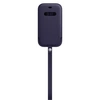 Image de Sacoche en cuir MagSafe Apple iPhone 12 Mini - Deep Violet