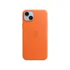 Image de APPLE Coque cuir MagSafe iPhone 14 Plus- Orange MPPF3ZM/A