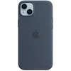 Image de Apple Coque en Silicone avec MagSafe pour iPhone 14 Plus - Bleu Orage        