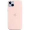 Image de Apple Coque en Silicone avec MagSafe pour iPhone 14 Plus - Rose Craie        