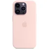 Image de Apple Coque en Silicone avec MagSafe pour iPhone 14 Pro - Rose Craie        