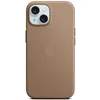 Image de Apple Coque en Tissage Fin avec MagSafe pour iPhone 15 - Taupe        